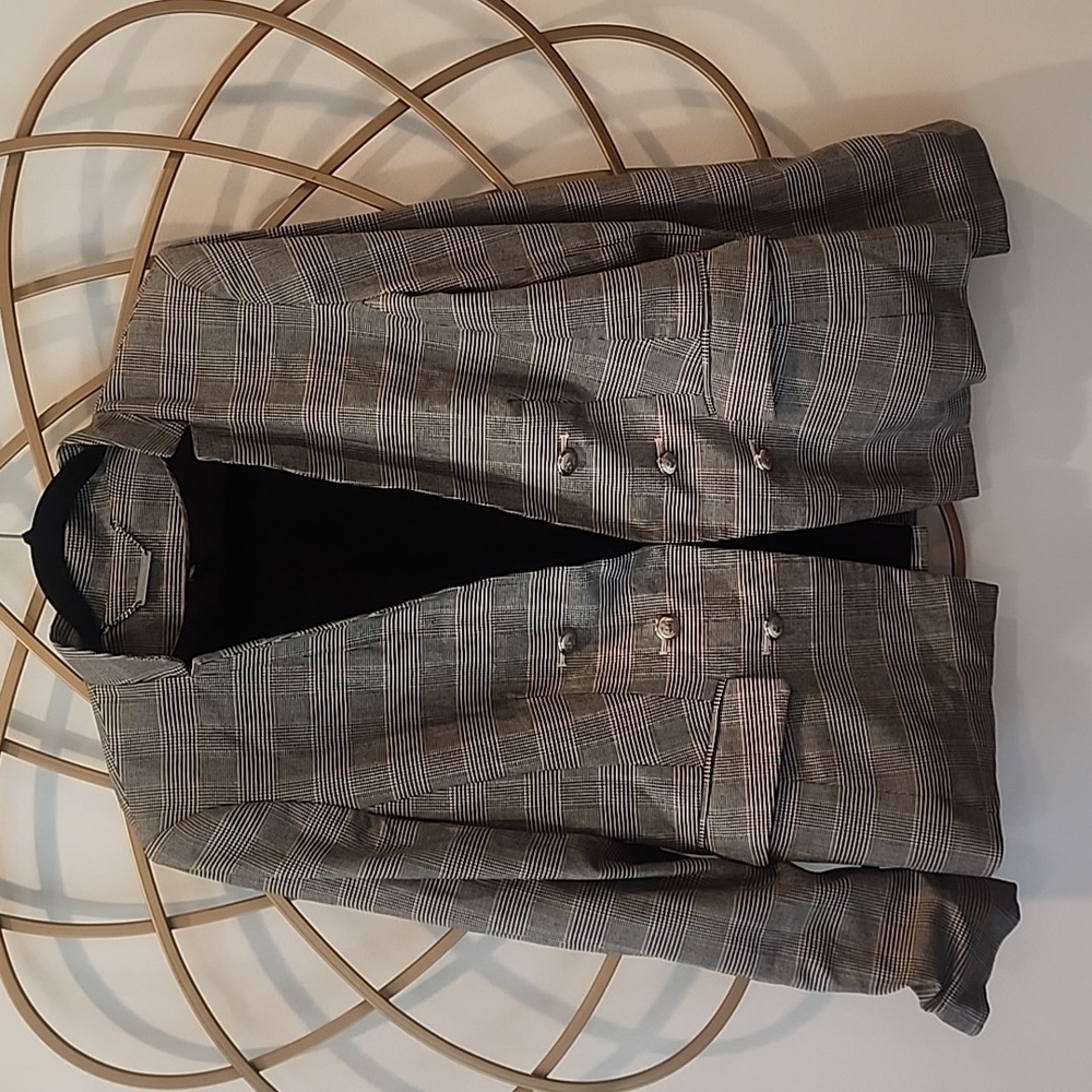 WHBM houndstooth blazer